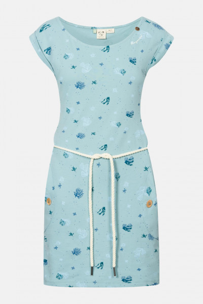 Ragwear Damen Kleid Tag A Organic Aqua Türkis Unterwasser Schildkröten Ragwear Damen Kleid Tag A Organic Aqua Türkis Unterwasser Schildkröten