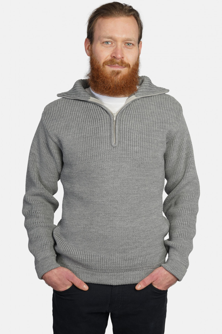 Troyer Hanseheld Merino Grau GOTS