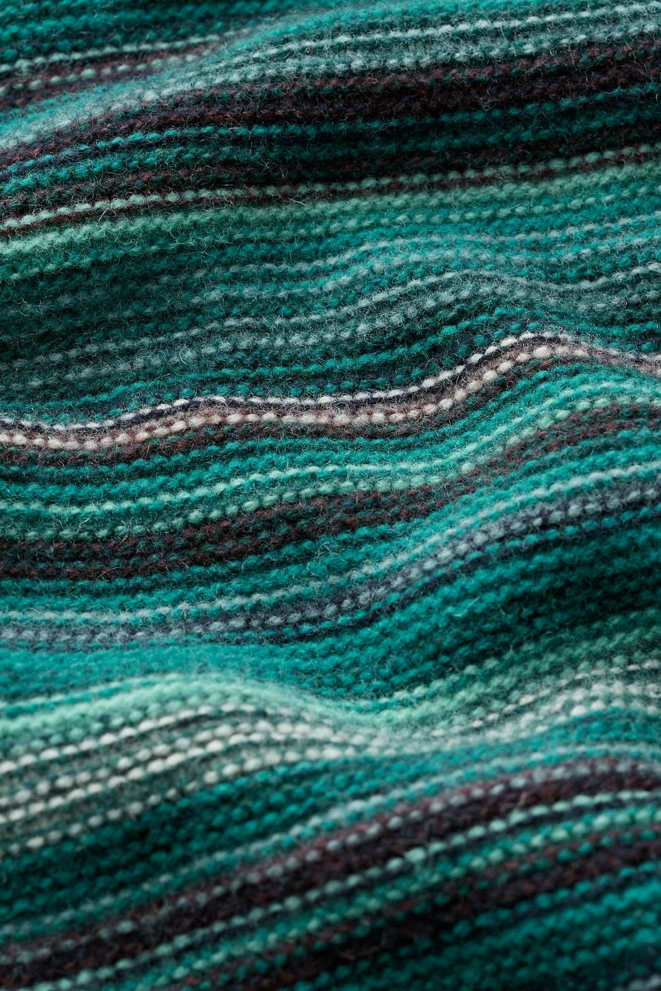 Seasalt Pullover Fruity Ripple Marks Damen Blau Türkis Braun Gestreift