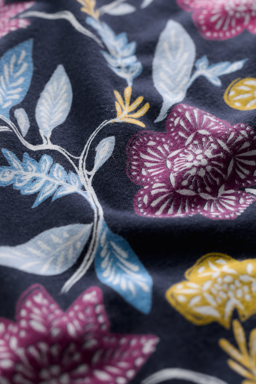 Seasalt Cornwall Kleid April Damen Blau Rosa Blumen