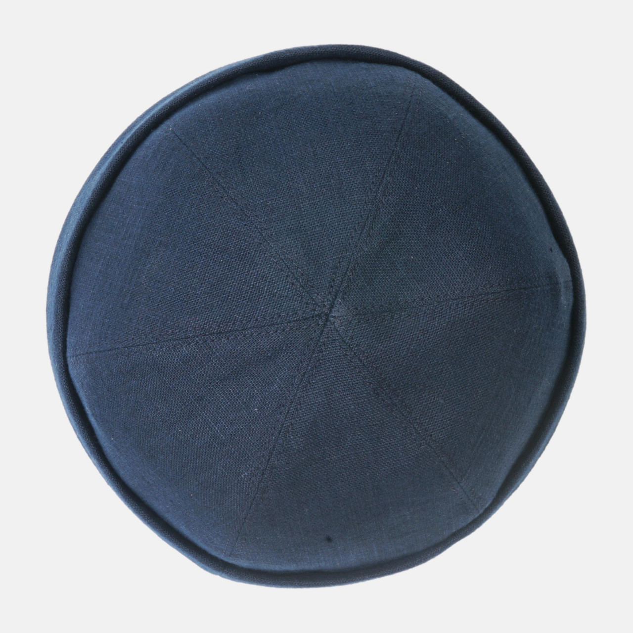 Hanseheld Docker Cap Leinen Blau Kurz Flach Segler Sailor Cap