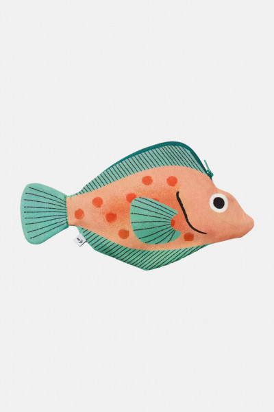 Don Fisher Tasche Rotbarsch Rosa Gold Fisch Geldbörse