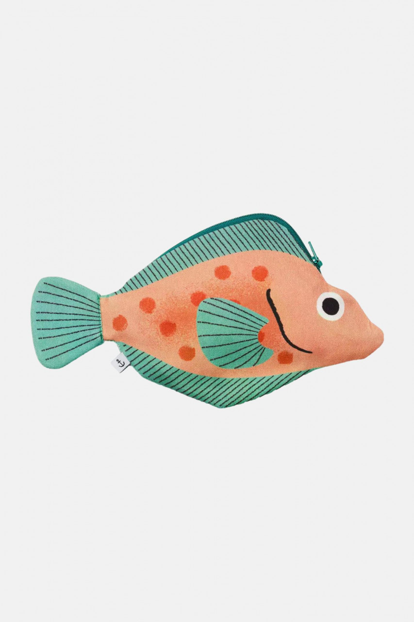 Don Fisher Tasche Rotbarsch Rosa Gold Fisch Geldbörse