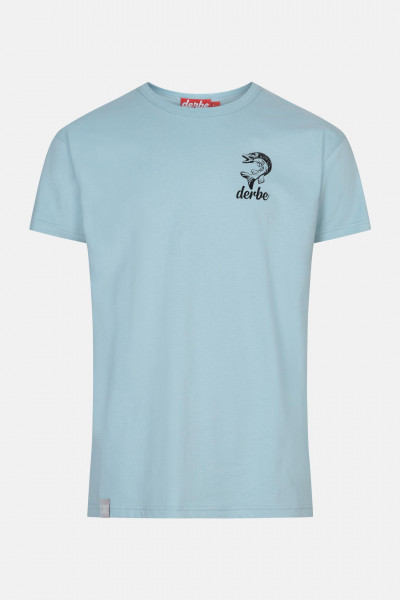 Derbe Hechtsuppe Herren T-Shirt Blau Forget Me Not Nachhaltig Derbe Hechtsuppe Herren T-Shirt Blau Forget Me Not Nachhaltig