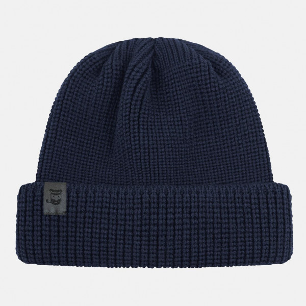 Hanseheld Troyermütze Merino Blau GOTS Organic