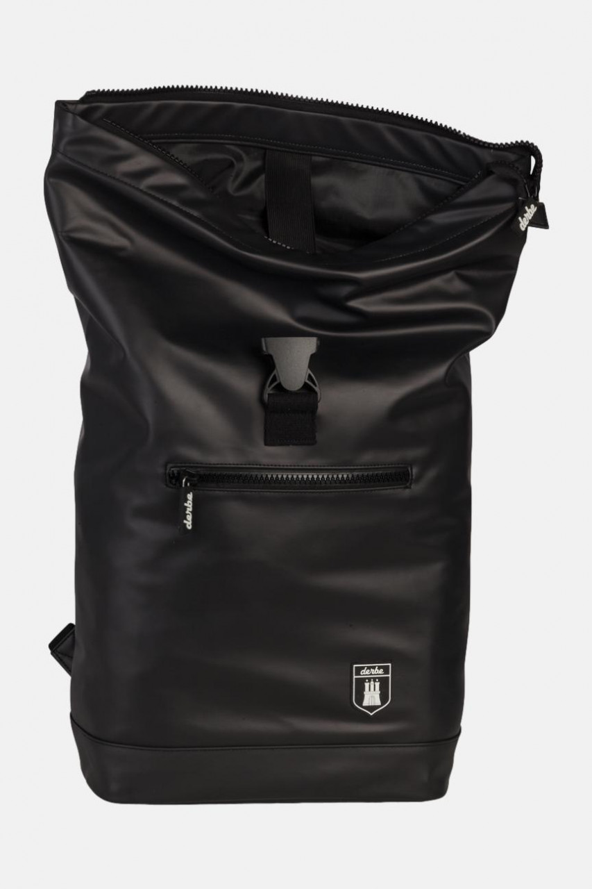 Derbe Ruck Unisex Rucksack Rolltop Schwarz