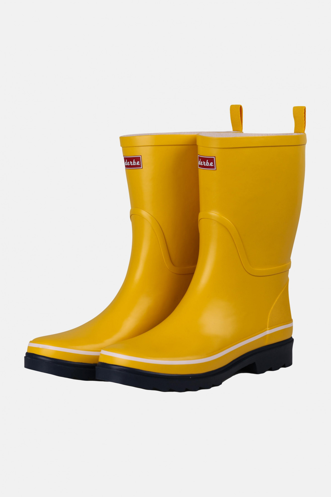 Gummistiefel Middlehooch Gelb für Damen von derbe - Seitlich