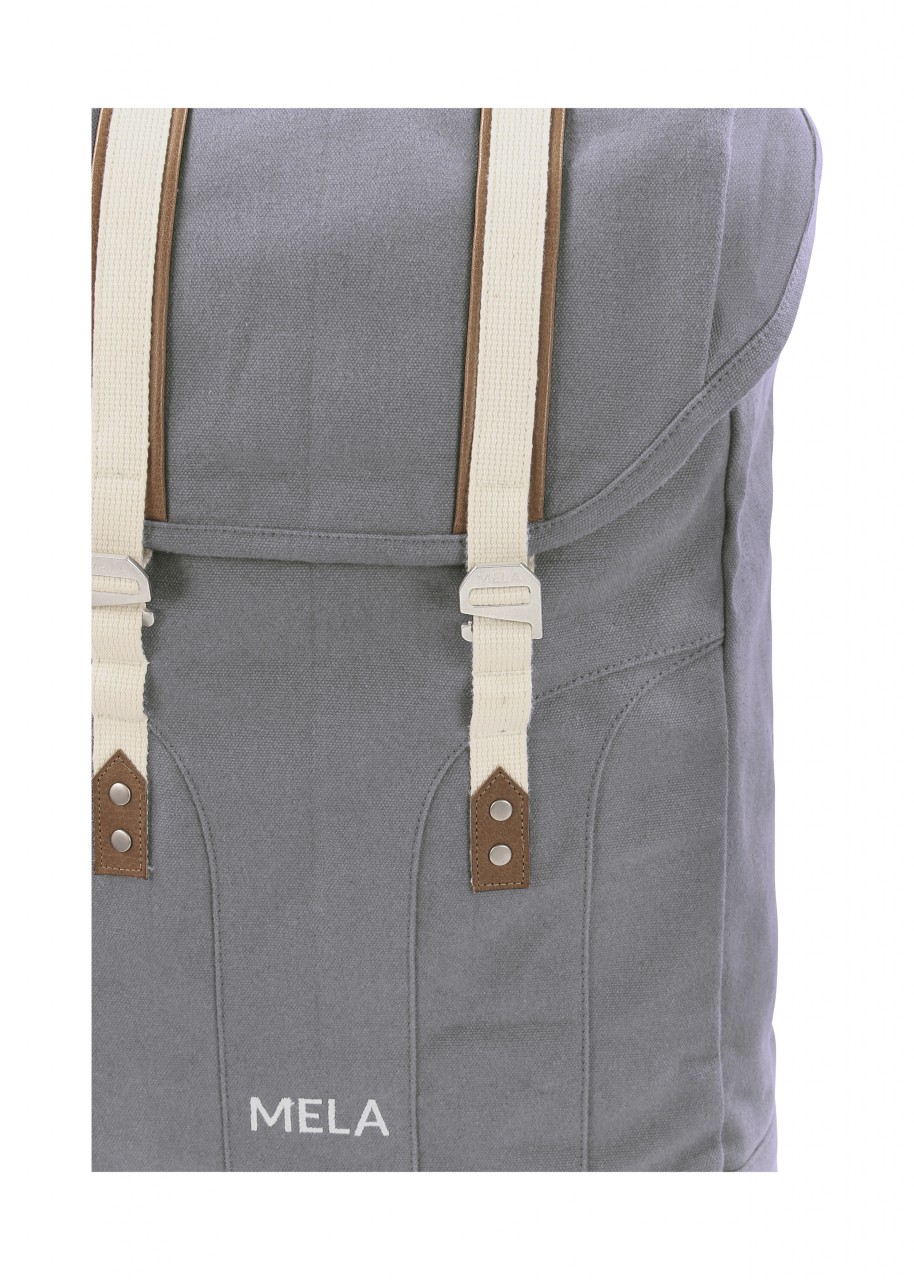 MELA Rucksack MELA V Grau Baumwolle Fairtrade Bio