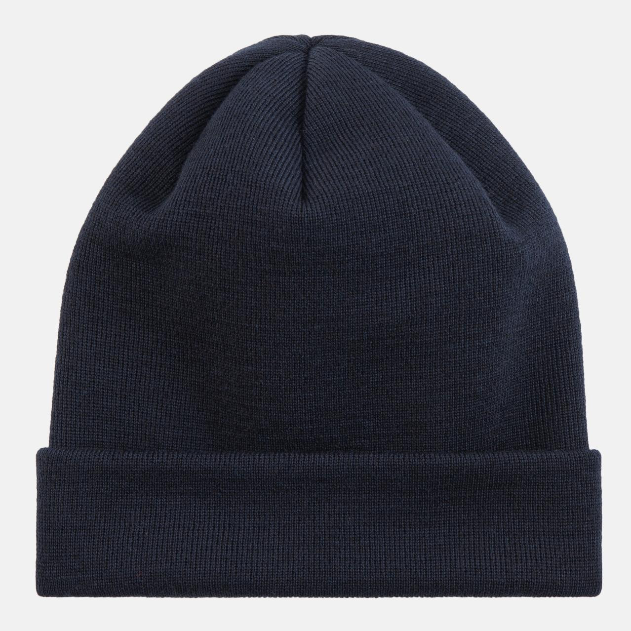Strickmütze Feinstrick Merino Blau für Unisex von Hanseheld