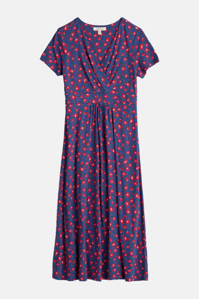 Seasalt Cornwall Kleid Chapelle Damen Blau Rot Blumen GOTS Organic