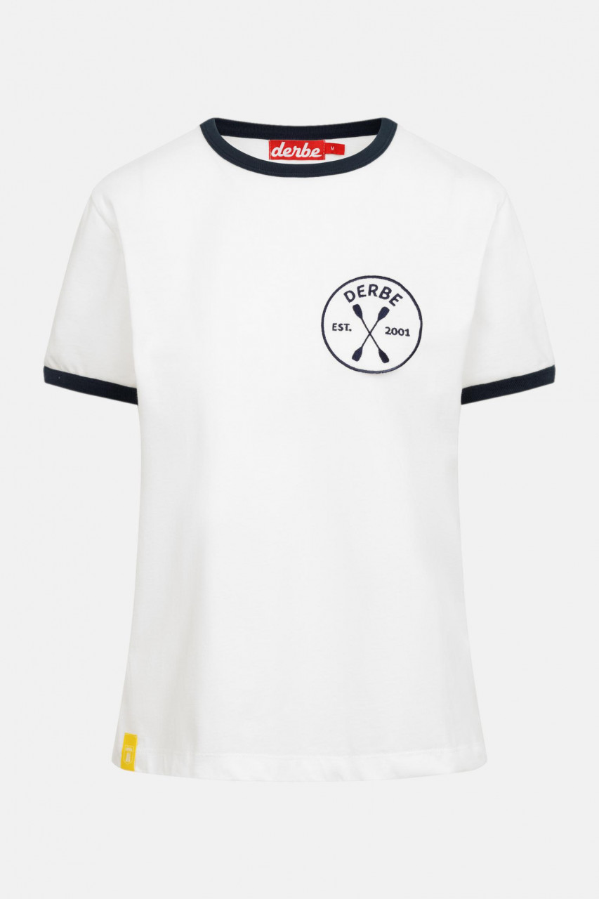 Derbe T-Shirt Paddeln Damen Weiß Blau