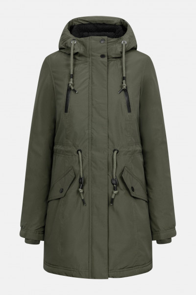 Ragwear Wintermantel Elsien Damen Oliv Grün Parka