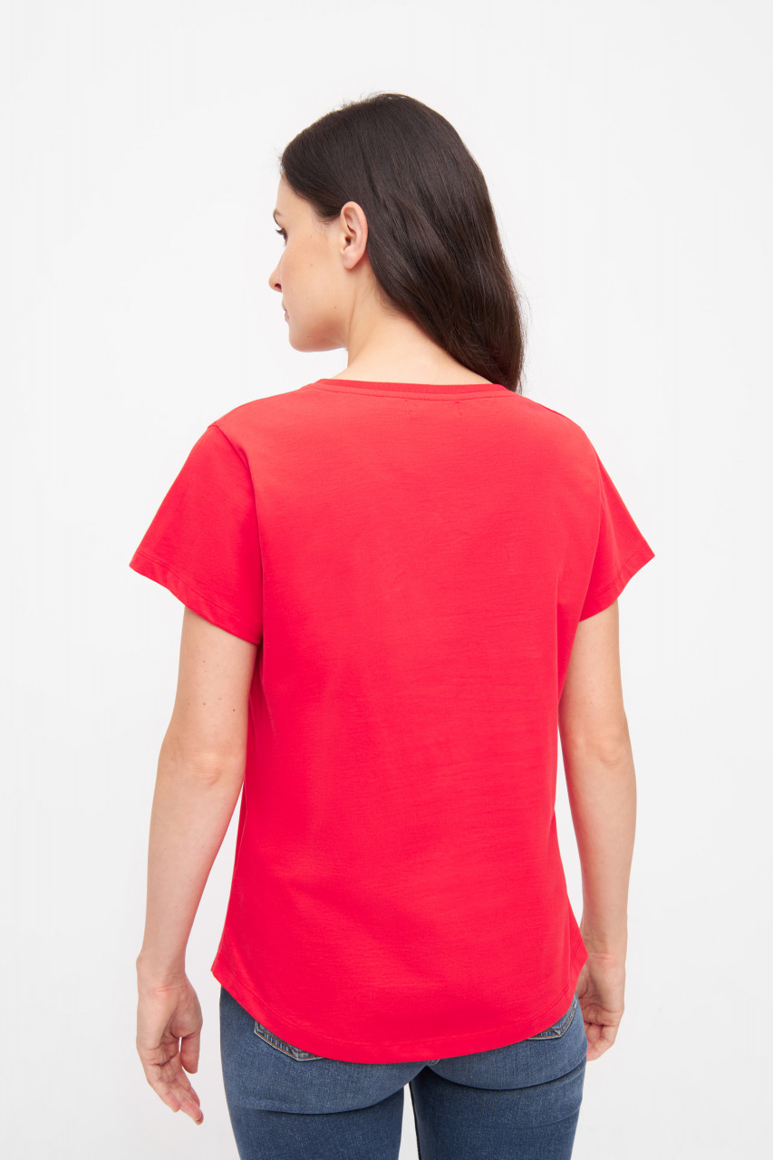 Derbe T-Shirt Sturmmöwin Damen Rot