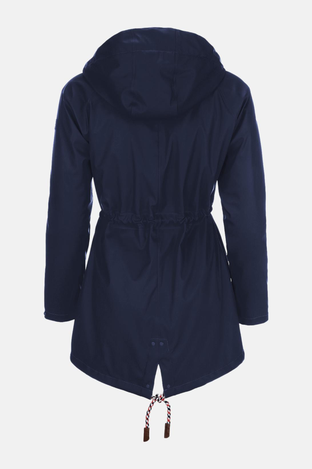 Damen Friesennerz Blau Teddy-Futter