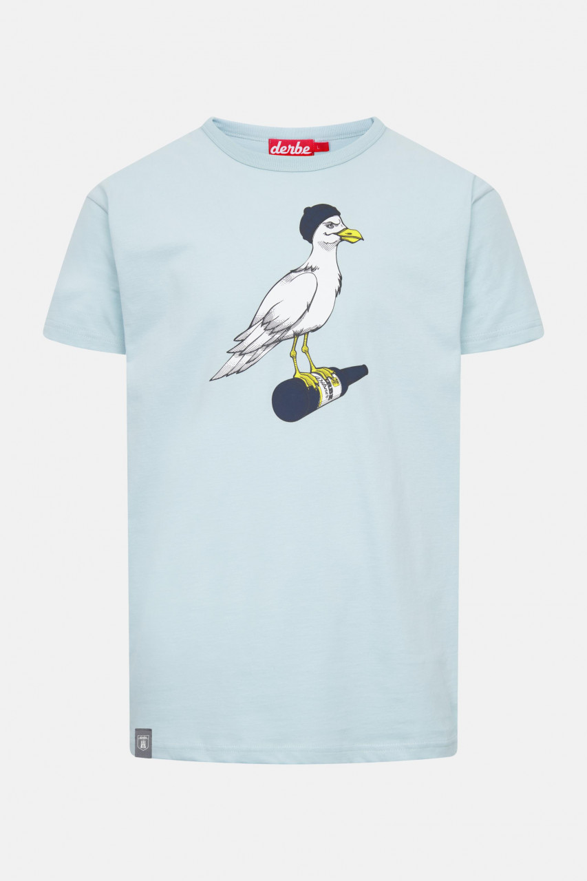 Derbe T-Shirt Sturmmöwe Herren Hellblau