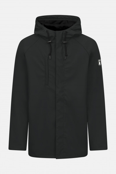 Regenjacke Passby Plain Schwarz für Herren von derbe