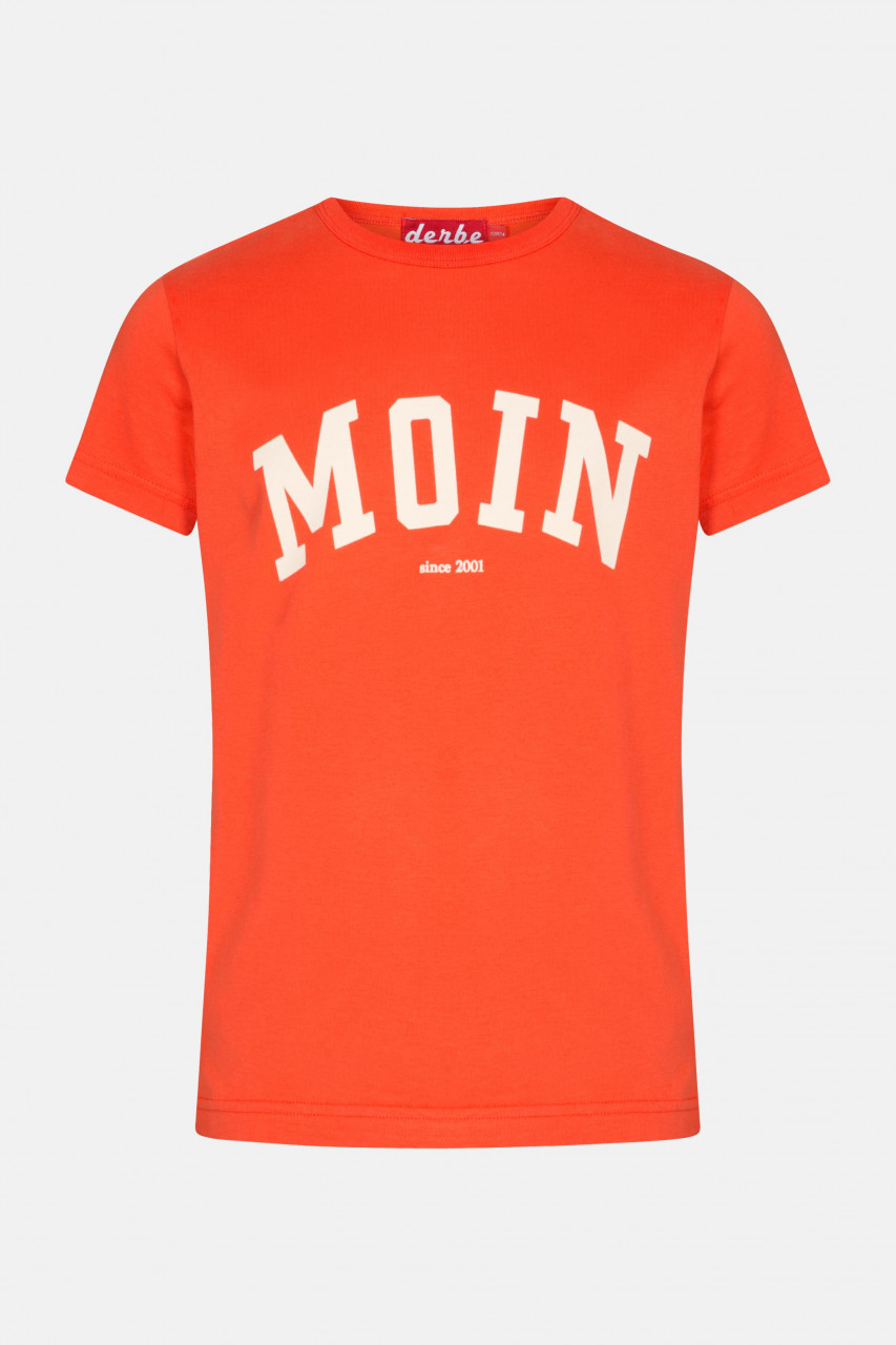 Derbe Kinder Favorite Tee T-Shirt Cherry Tomato Rot Orange