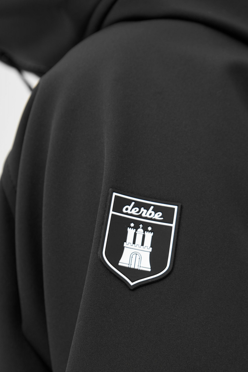 Derbe Softshelljacke Kurz Peutby Damen Schwarz