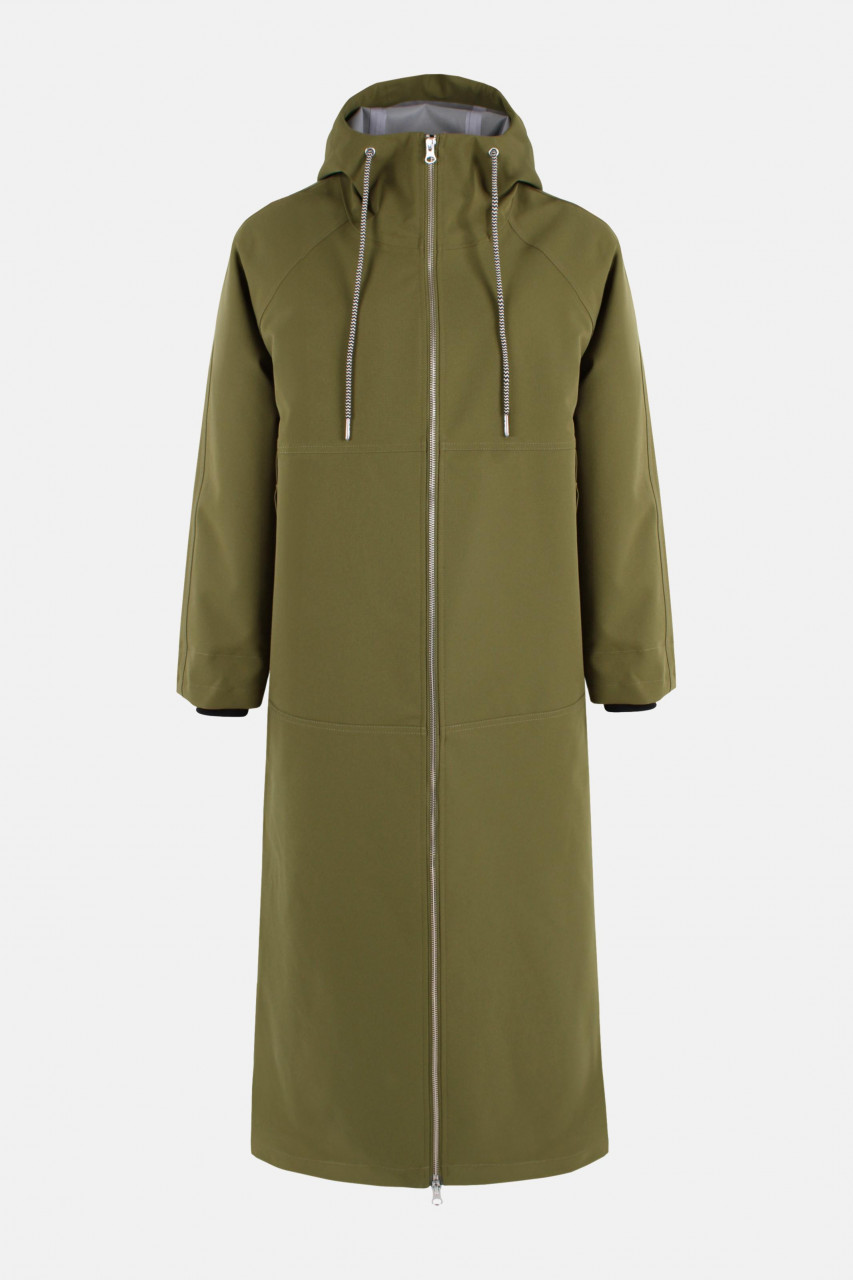 Danefae Wintermantel Daneroyal Damen Oliv Grün Regenjacke Steppjacke