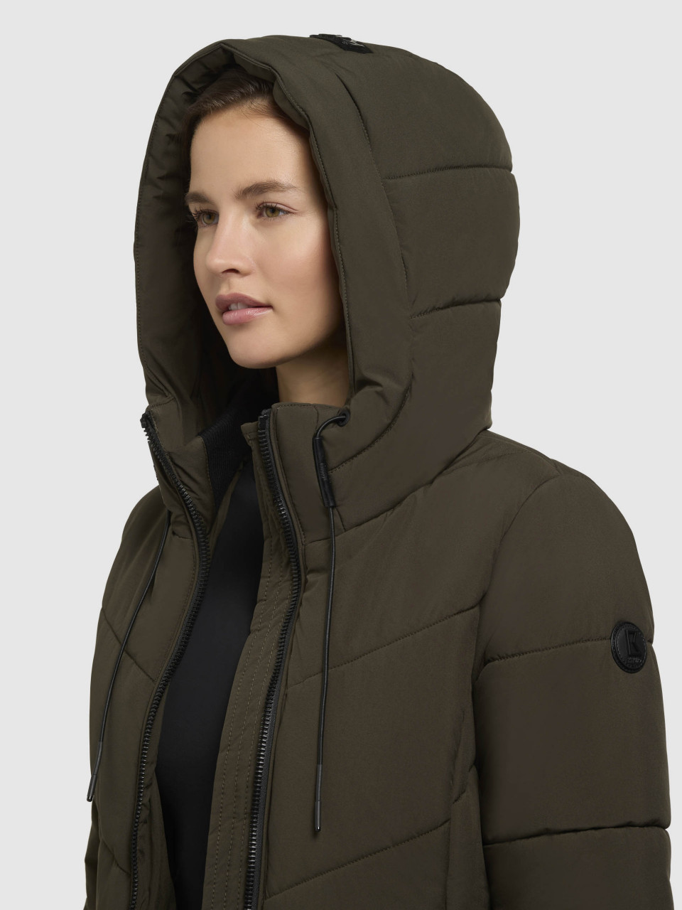 Khujo Aribay 5 Damen Wintermantel Grün