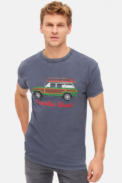 Derbe Vacar Herren T-Shirt Navy Blau Van Nachhaltig Derbe Vacar Herren T-Shirt Navy Blau Van Nachhaltig