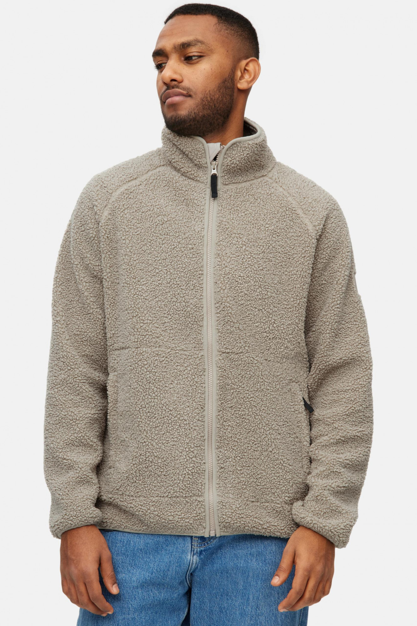 Derbe Herren Fleecejacke Kuschelby Beige