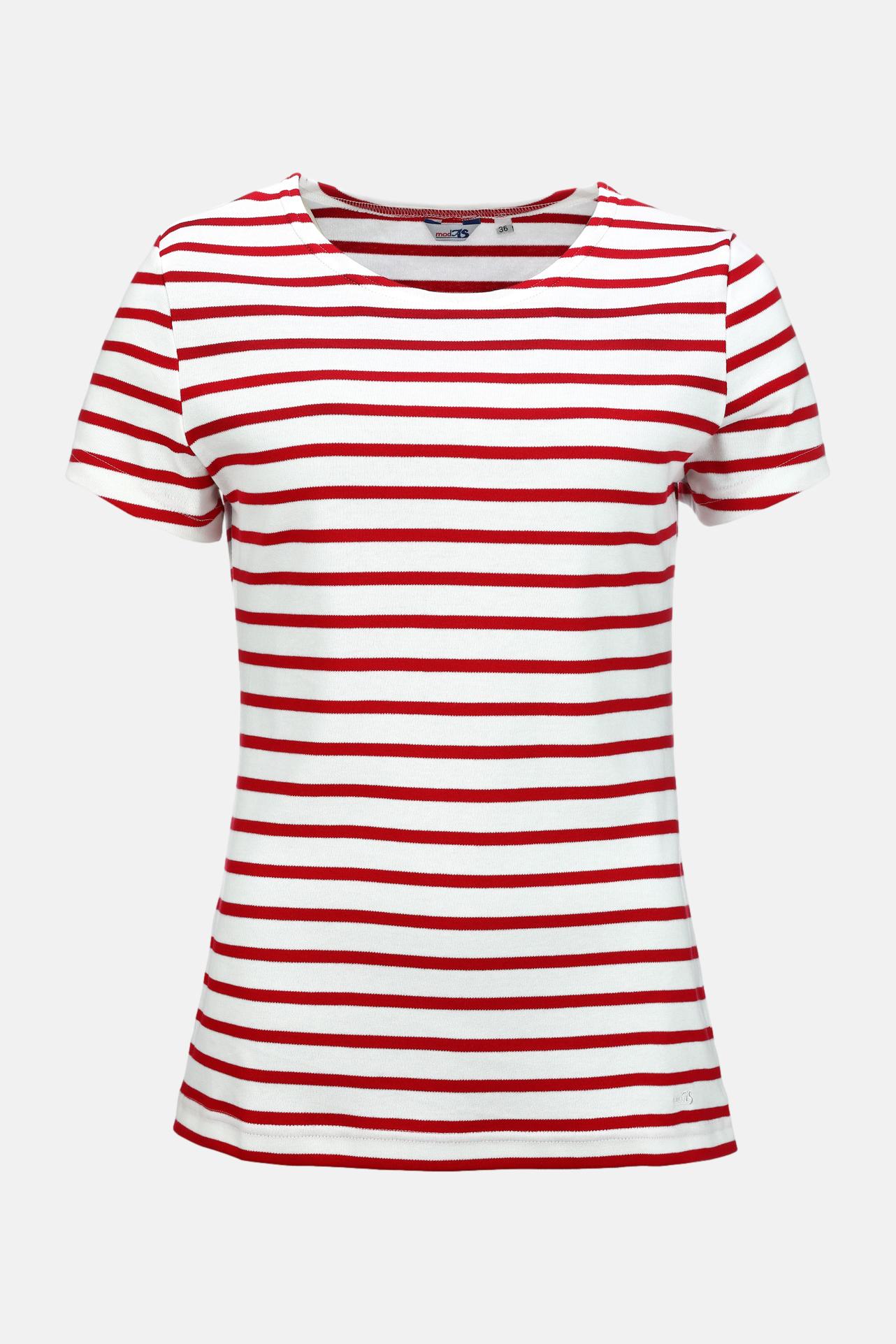 rot weiß gestreiftes t shirt