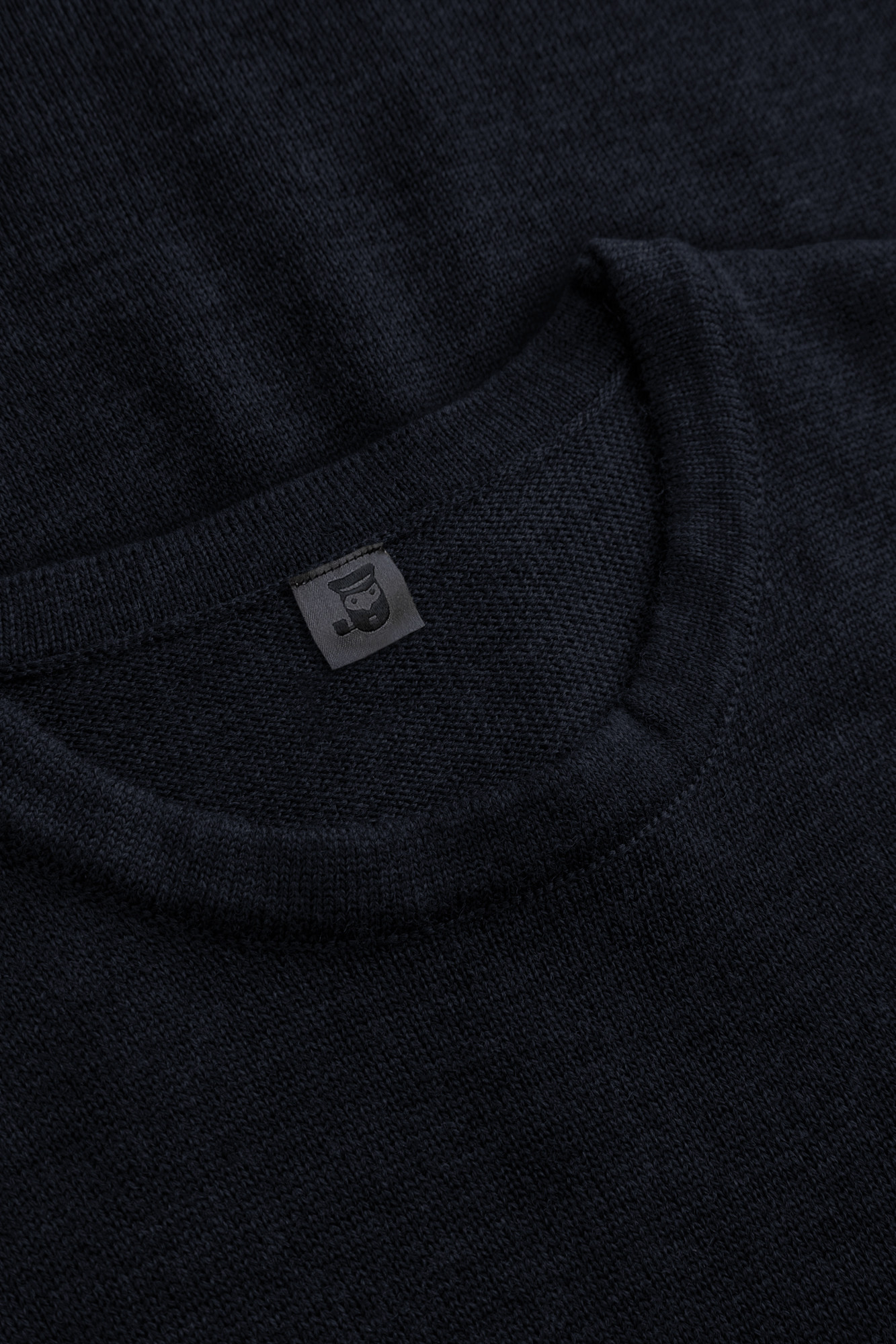 Hanseheld Herren Strickpullover Merino Marine Blau