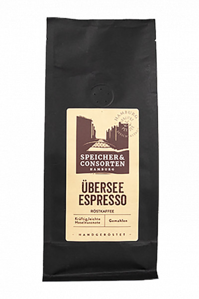 Übersee Espresso, gemahlen - Speicher & Consorten
