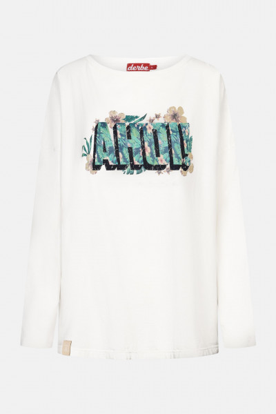 Derbe Hawahoi Damen Longsleeve Off White Langarmshirt Weiß Nachhaltig Derbe Hawahoi Damen Longsleeve Off White Langarmshirt Weiß Nachhaltig