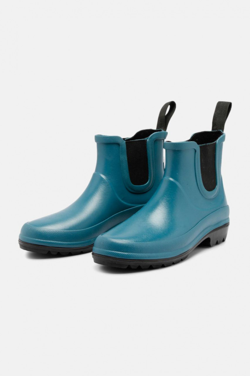 Grand Step Shoes Vickie Damen Gummistiefel Petrol Chelsea