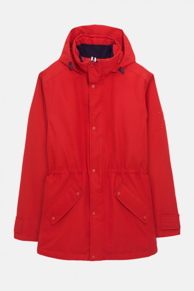 Aigle Regenjacke Copeland Gefüttert Rot Parka