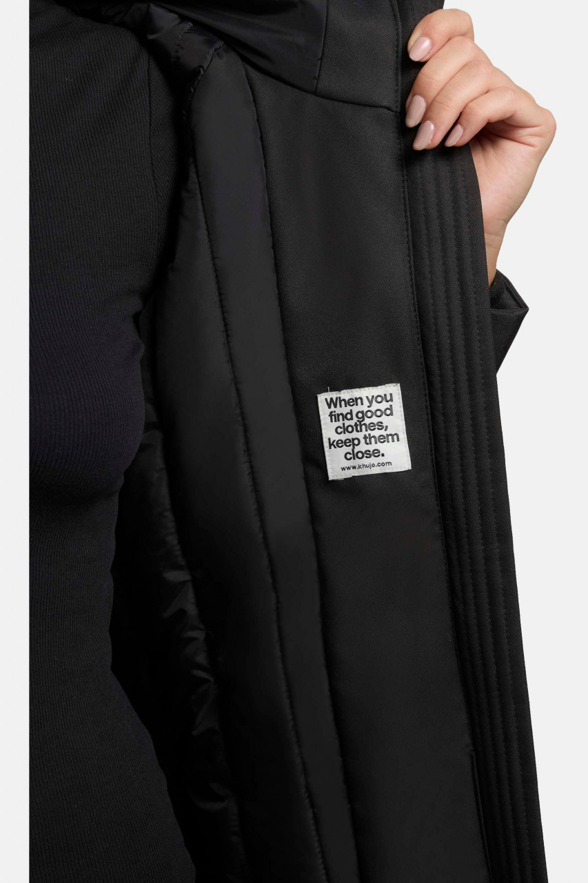 Khujo Semie 2 Damen Winterjacke Grau Parka Teddy