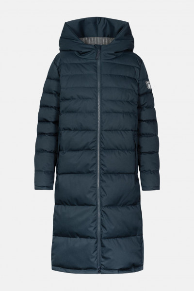 kk Derbe Bigholm Damen Wintermantel Pinstripe Navy Dunkelblau Derbe Bigholm Damen Wintermantel Pinstripe Navy Dunkelblau