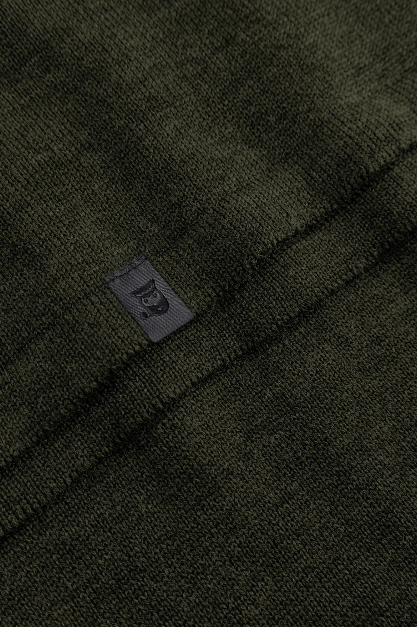 Hanseheld Herren Strickpullover Merino Oliv Grün