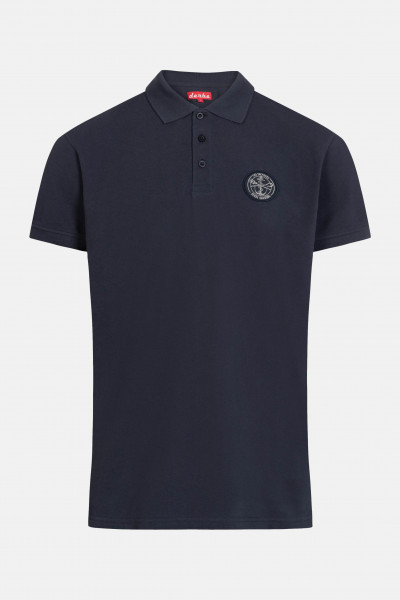 Derbe Steinbeißer Sea Shepherd Gots Organic Herren Polo Shirt Navy Dunkelblau