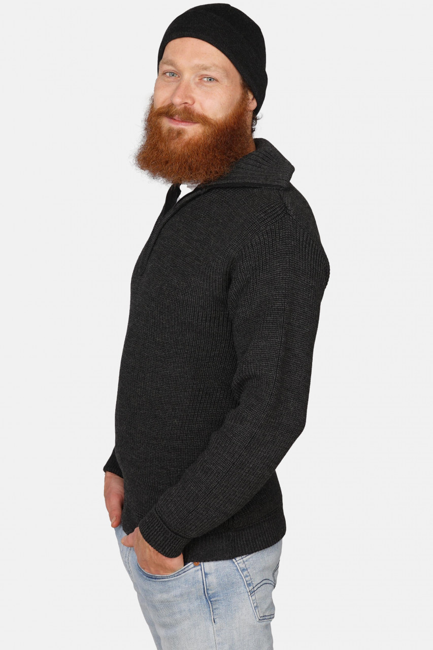 Troyer Hanseheld Merino Anthrazit GOTS