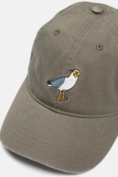 LAKOR Cap Seagull Herren Oliv Grün Möwe