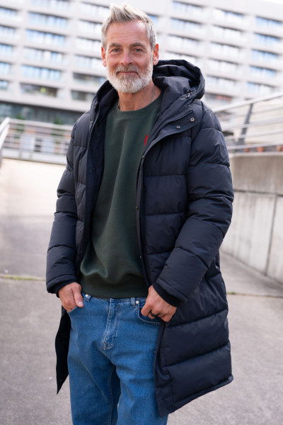 Derbe Wintermantel Bigholm Herren Dunkelblau