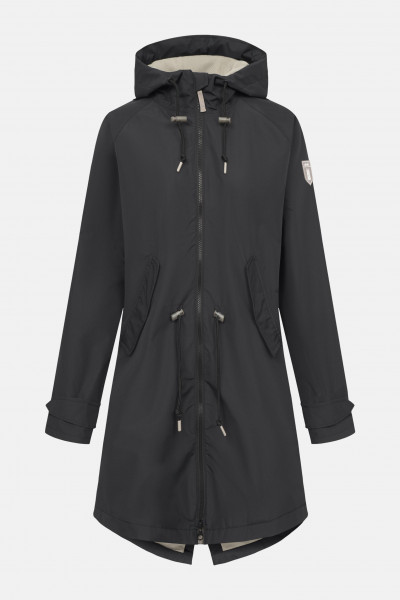Derbe Regenjacke Ripby Damen Schwarz Ripstop