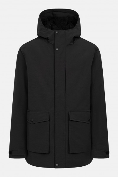 Danefae Winterjacke Daneholger Herren Schwarz Parka