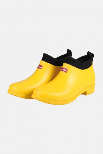 Derbe Watt Slüpfers Gelb Damen Gummistiefel flach