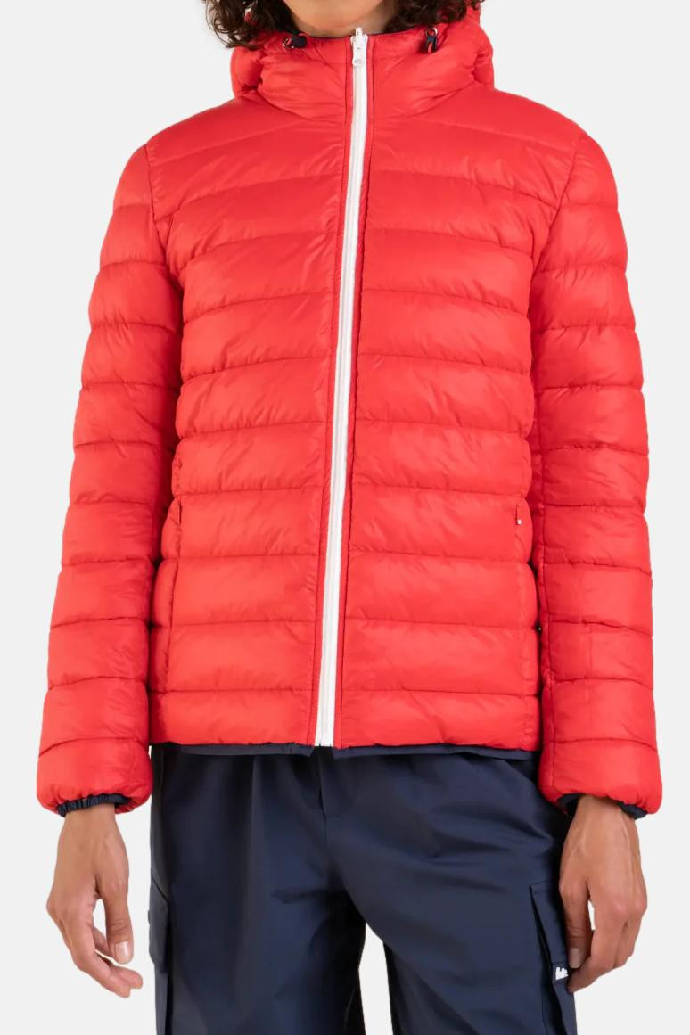 Flotte Winterjacke Charonne Blau Indigo Wendejacke Rot