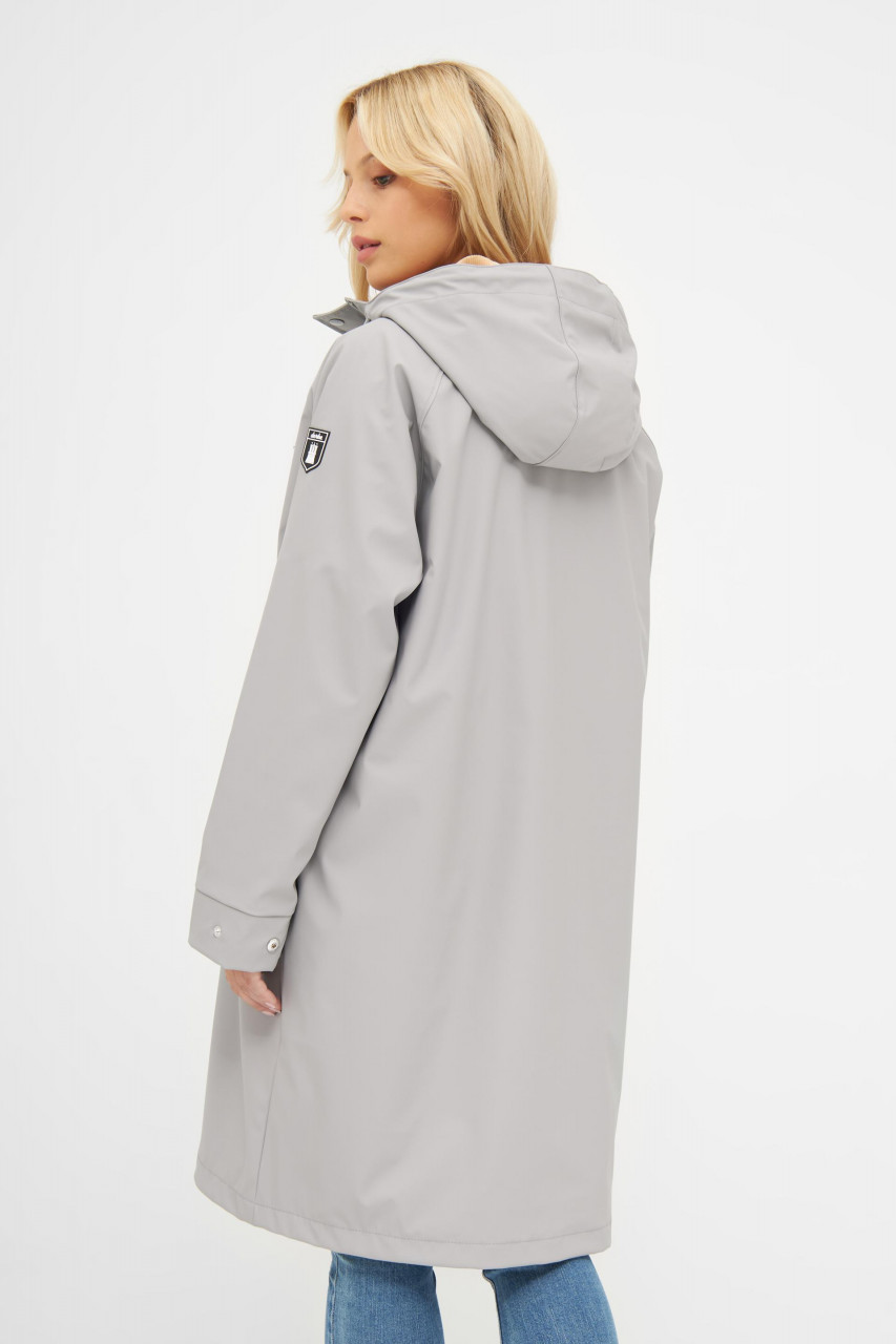 Derbe Wittby Paloma Damen Regenjacke Grau Beige