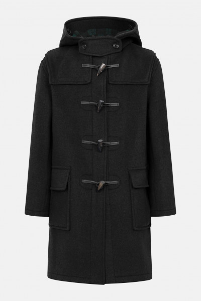 Dufflecoat Schwarz der Marke London Tradition