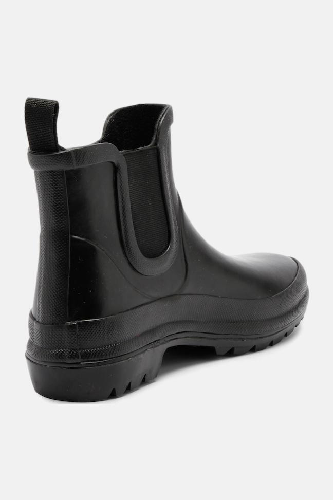 Foto von einem Gummistiefel  - Rückansicht
