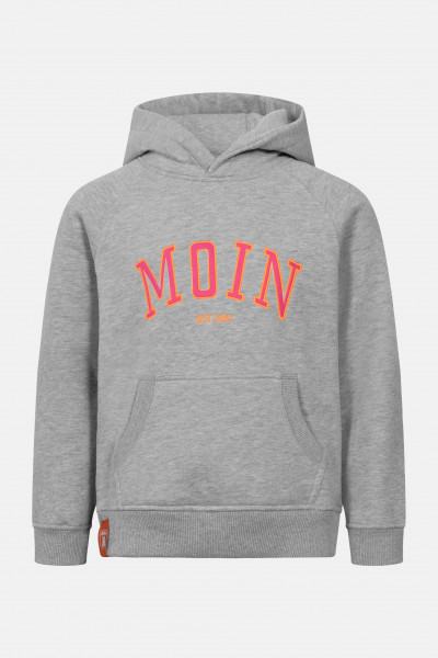 Derbe Moin Kinder Hoodie Grau Derbe Moin Kinder Hoodie Grau