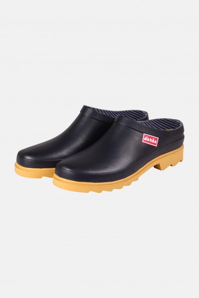kk Derbe Slurenbotten Schwarz Gum Damen Regen Clogs Derbe Slurenbotten Schwarz Gum Damen Regen Clogs