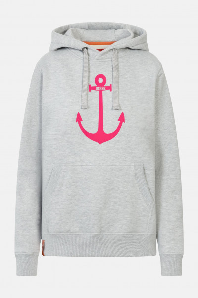 Derbe Anker Damen Hoodie Grau Derbe Anker Damen Hoodie Grau