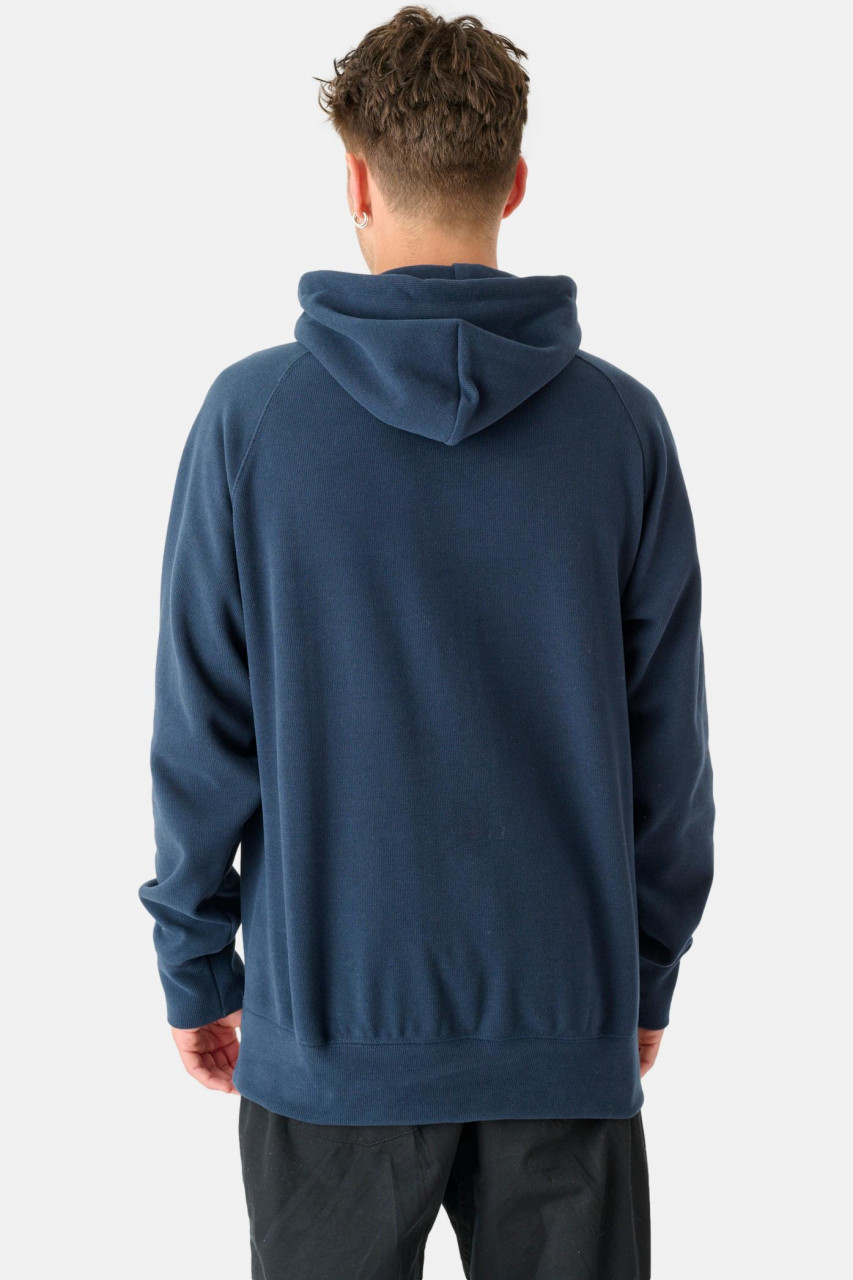 Cleptomanicx Herren Kapuzenpullover Cosy Dunkelblau Möwe Baumwolle  